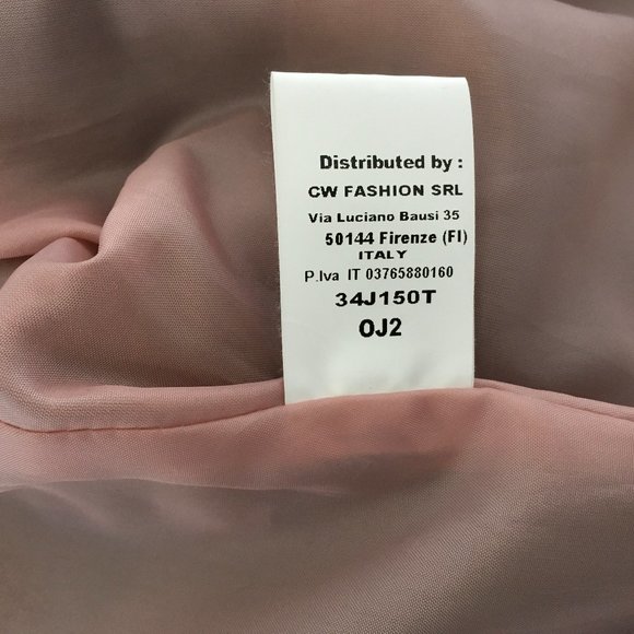 Nana Nucci Striped Faux Fur Jacket Size 2 - Picture 9 of 10